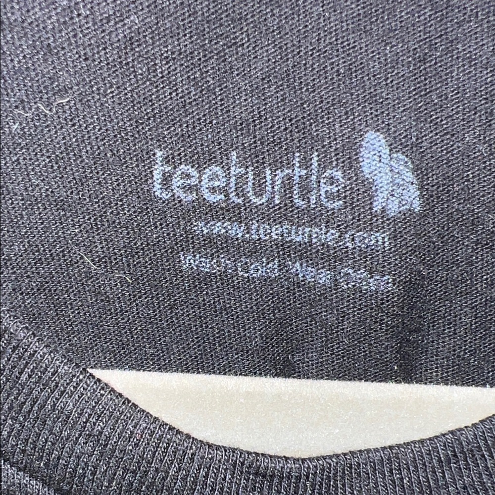 Black Tee with Unicorn Graphic - Picture 2 of 5